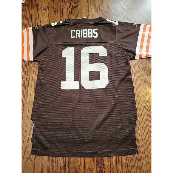 Reebok Cleveland Browns Josh Cribbs Jersey Youth Medium 10-12 Football - Picture 8 of 9